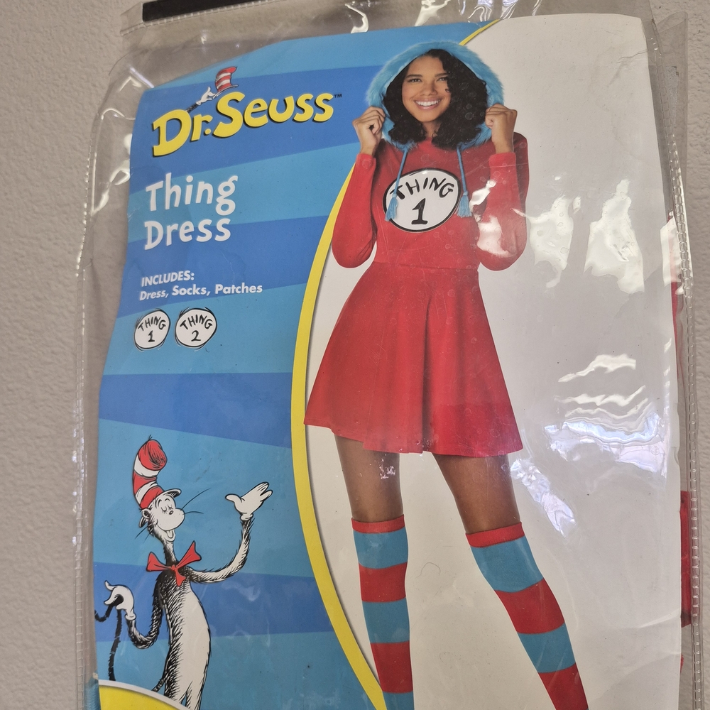 Dr. Seuss Thing 1 Costume - Red and Blue